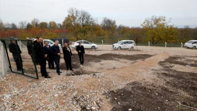 İnegöl’ün yeni mezarlığı define hazır hale getirildi