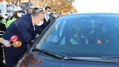 81 ilde eş zamanlı yapıldı! Bursa’da ’emniyet kemeri’ farkındalığı