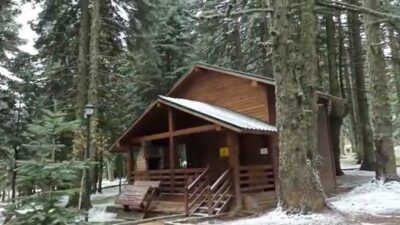 Uludağ beyaz örtüyle kaplandı