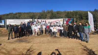 Orhangazi’de binlerce fidan toprakla buluştu