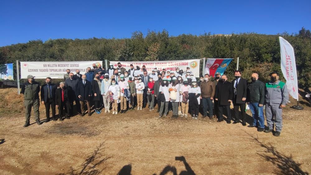 Orhangazi’de binlerce fidan toprakla buluştu