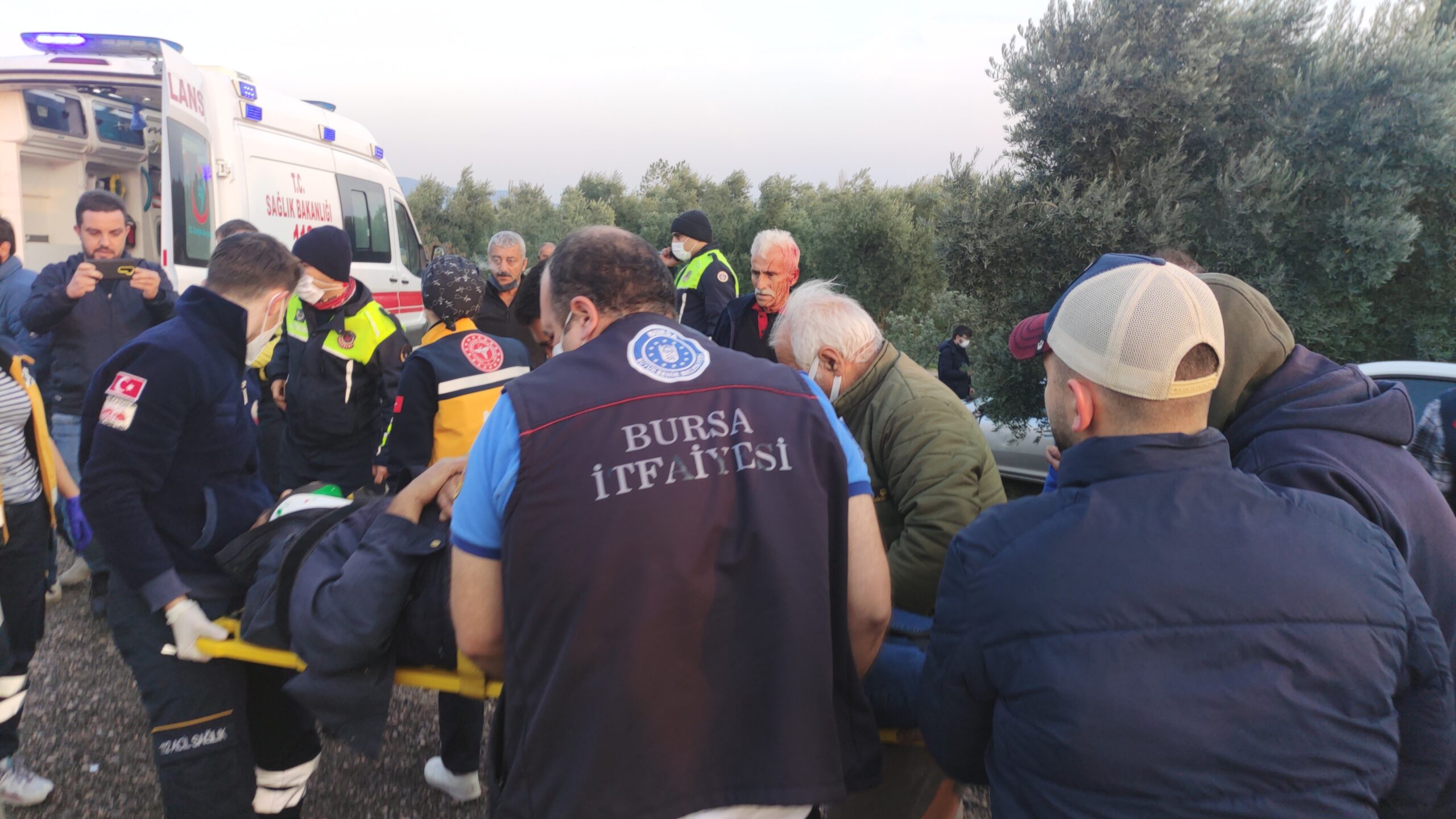 Bursa’da kaza! 7 kişi hastaneye kaldırıldı