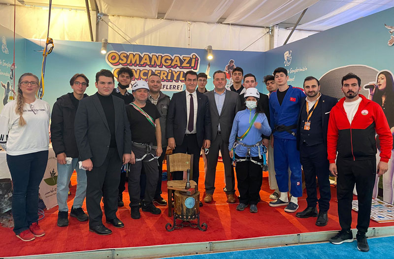 Gençlik Festivali’nde Osmangazi rüzgârı