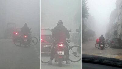 Görüntüler Bursa’dan… Trafikte tehlike saçtı
