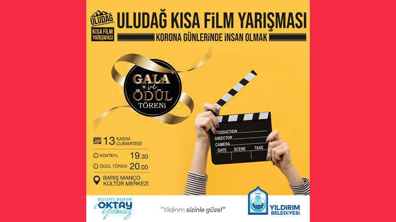 Uludağ Kısa Film Yarışması’nda gala heyecanı Yıldırım Belediyesi tarafından düzenlenen Uludağ Kısa Film Yarışması'nda dereceye giren