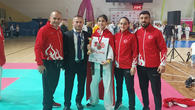 Yıldırımlı sporcu Avrupa üçüncüsü