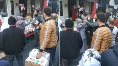 Bursa’da pazarda ortalık karıştı! Hırsızlık yaparken yakalanan kadınlar…