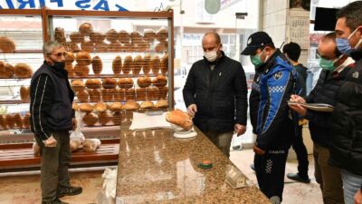 Bursa’da zabıtadan fırınlara gramaj denetimi