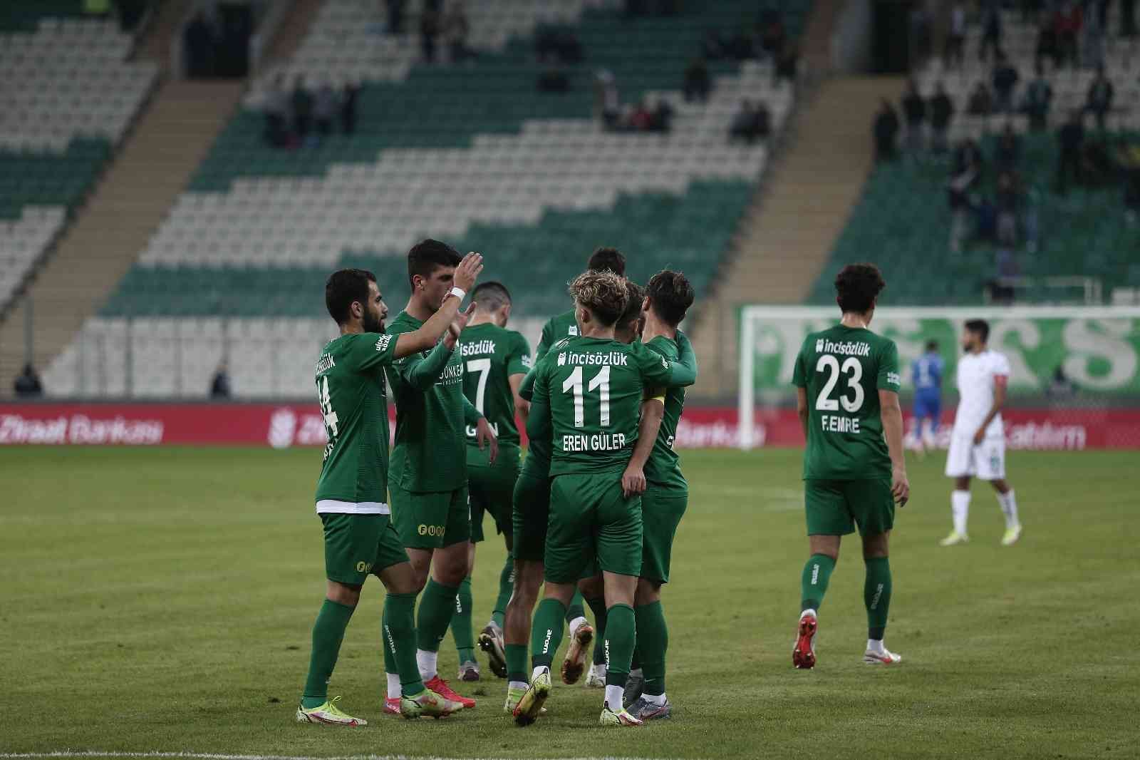 Bursaspor için kırılma anı! Bursaspor için kırılma anı!