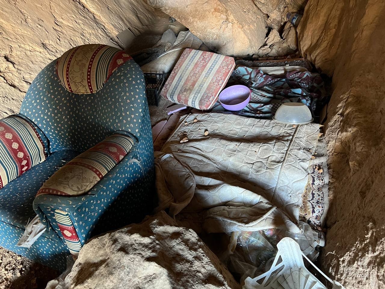 Bursa’da definecilerin mağara hayatı pes dedirtti