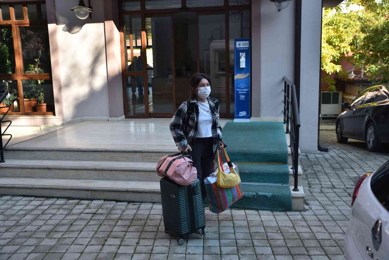 Bursa’da karantinadaki üniversitelilere özel ilgi