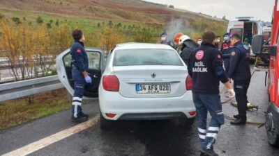 Bursa otobanında korkunç kaza! 4 kişi feci şekilde…