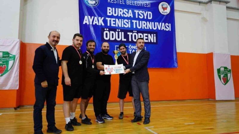 Kestel Belediyesi, TSYD Bursa Şubesi ve Ayak Tenisi Federasyonu İl