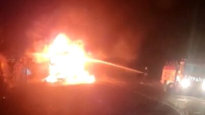 Bursa’da asit yüklü tanker alev aldı! Yollar kapatıldı…