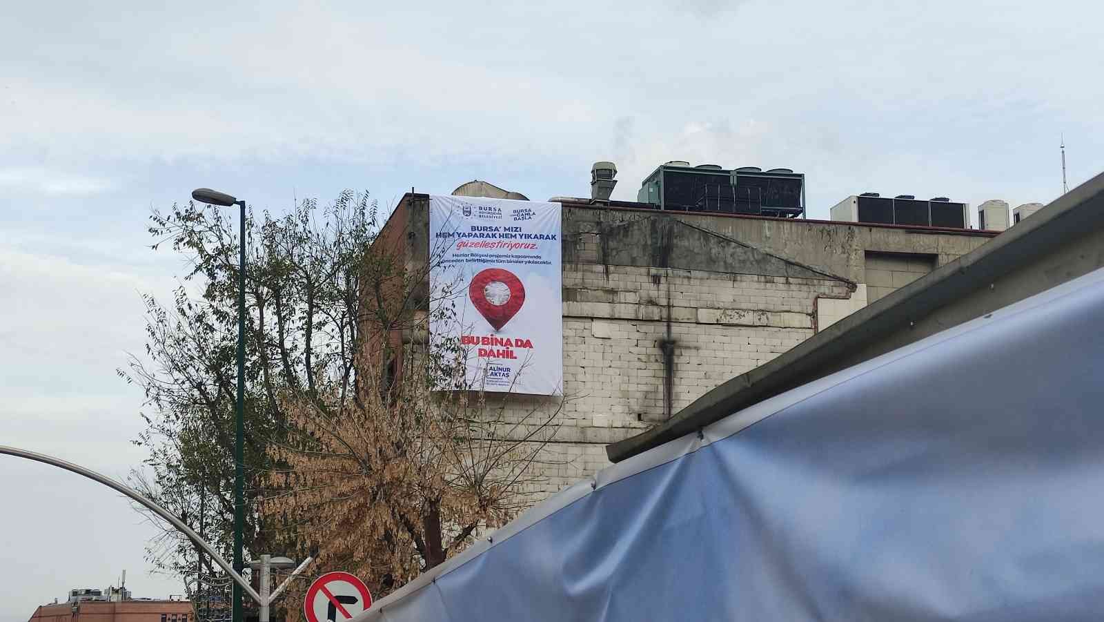 Bursa’da o bina da yıkılcak Bursa’da o bina da yıkılcak