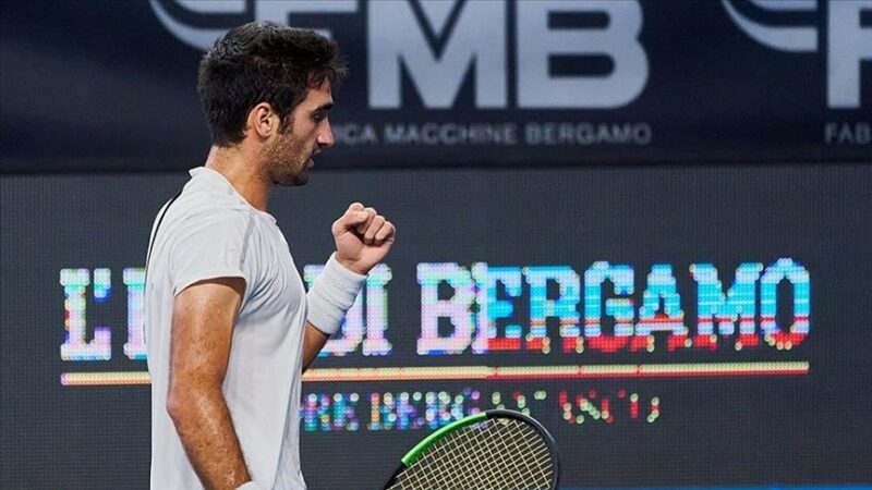 Milli tenisçi Cem İlkel, İtalya'da düzenlenen Bergamo Challenger turnuvasında adını