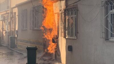 Bursa’da ev bir anda alev aldı! Korku dolu dakikalar…