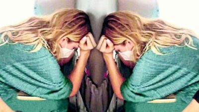 Ivana Sert’in panik anları! Uçak sallanınca korkuya kapıldı