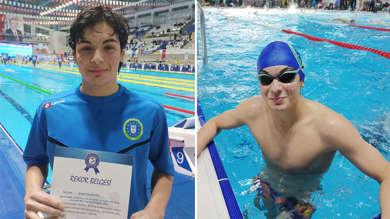 Büyükşehir’li Nusrat Allahverdi’den Türkiye rekoru