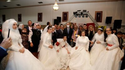 Engelli gençlerin gelinlik hayali gerçek oldu