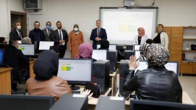 Başkan Taban İNESMEK kurslarını ziyaret etti