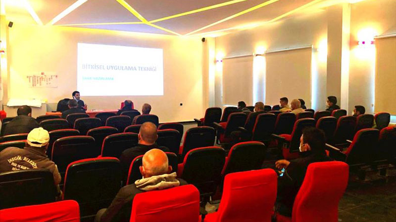 Belediye personeline bahçe bakım eğitimi verildi Belediye personeline bahçe bakım eğitimi verildi