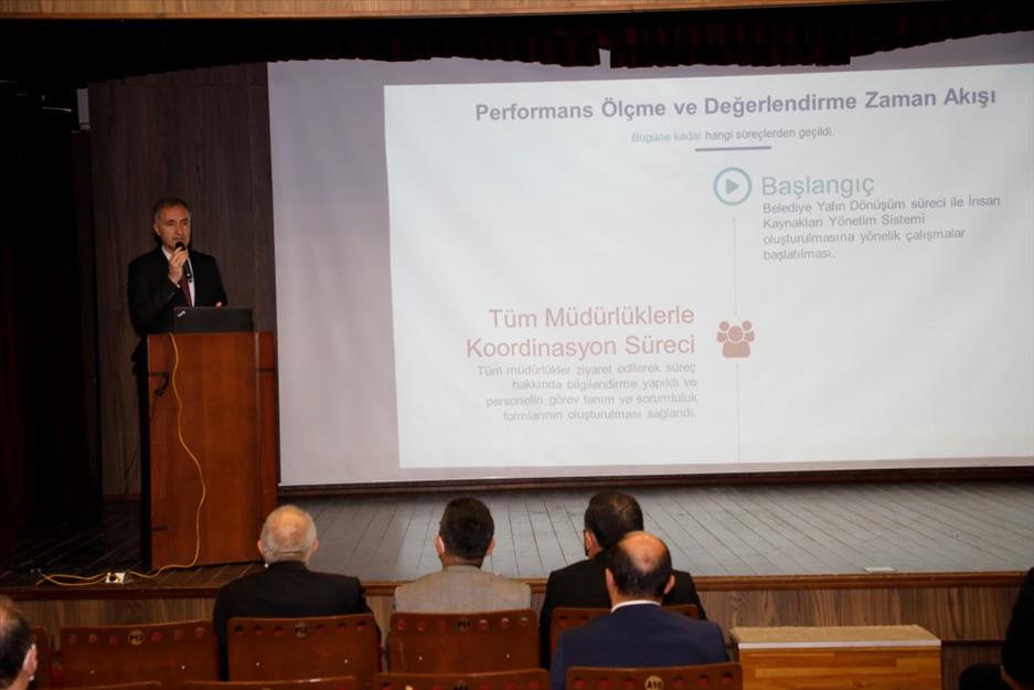 Performans Ölçme ve Değerlendirme Uygulaması daire müdürlerine anlatıldı