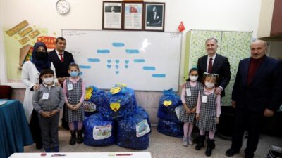 Öğrencilerden örnek davranış