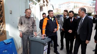 Bireysel çöp konteyneri dağıtımlarında sona gelindi