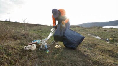Boğazköy Barajı çevresi temizlendi