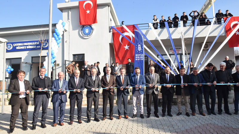 Bursa Büyükşehir Belediyesi tarafından Yenişehir’in Çayırlı Mahallesi’ne kazandırılan mahalle konağı