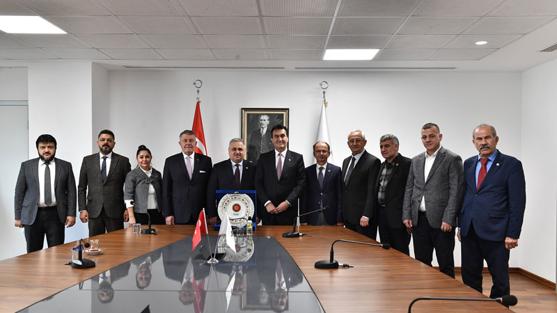 Türkiye Muhtarlar Konfederasyonu’ndan Dündar’a ziyaret