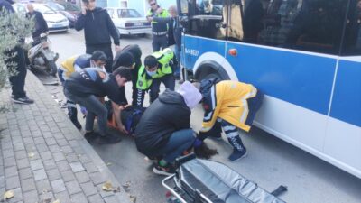 Yer: Bursa… Motosikletli gençler ölümden döndü
