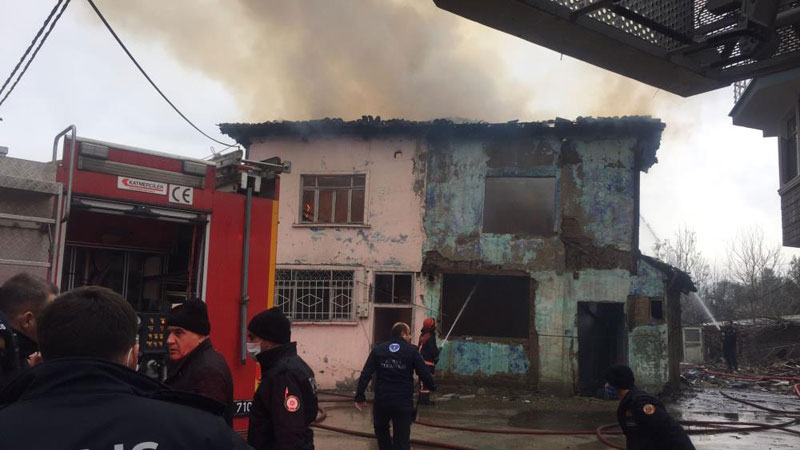 Bursa’da korkutan yangın