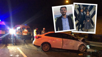 Bursa’da nişan dönüşü feci kaza! Geriye bu fotoğraflar kaldı