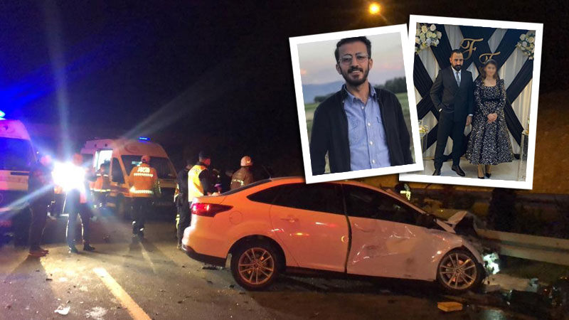 Bursa’da nişan dönüşü feci kaza! Geriye bu fotoğraflar kaldı
