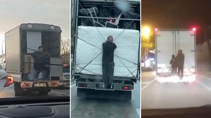 Bursa’da akıl almaz görüntüler! Canlarını hiçe saydılar Bursa’da trafikte kaydedilen görüntüler yok artık dedirtti. Başka araçtakiler tarafından