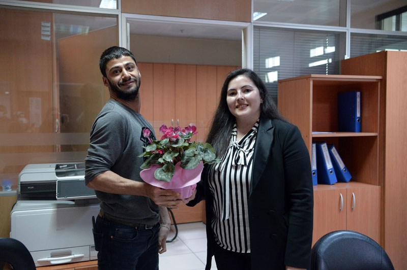 Osmangazi Belediyesi engelli personeli unutmadı