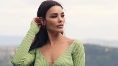 Dekoltesiyle olay oldu! “Melis Sezen’in önüne geçtin”