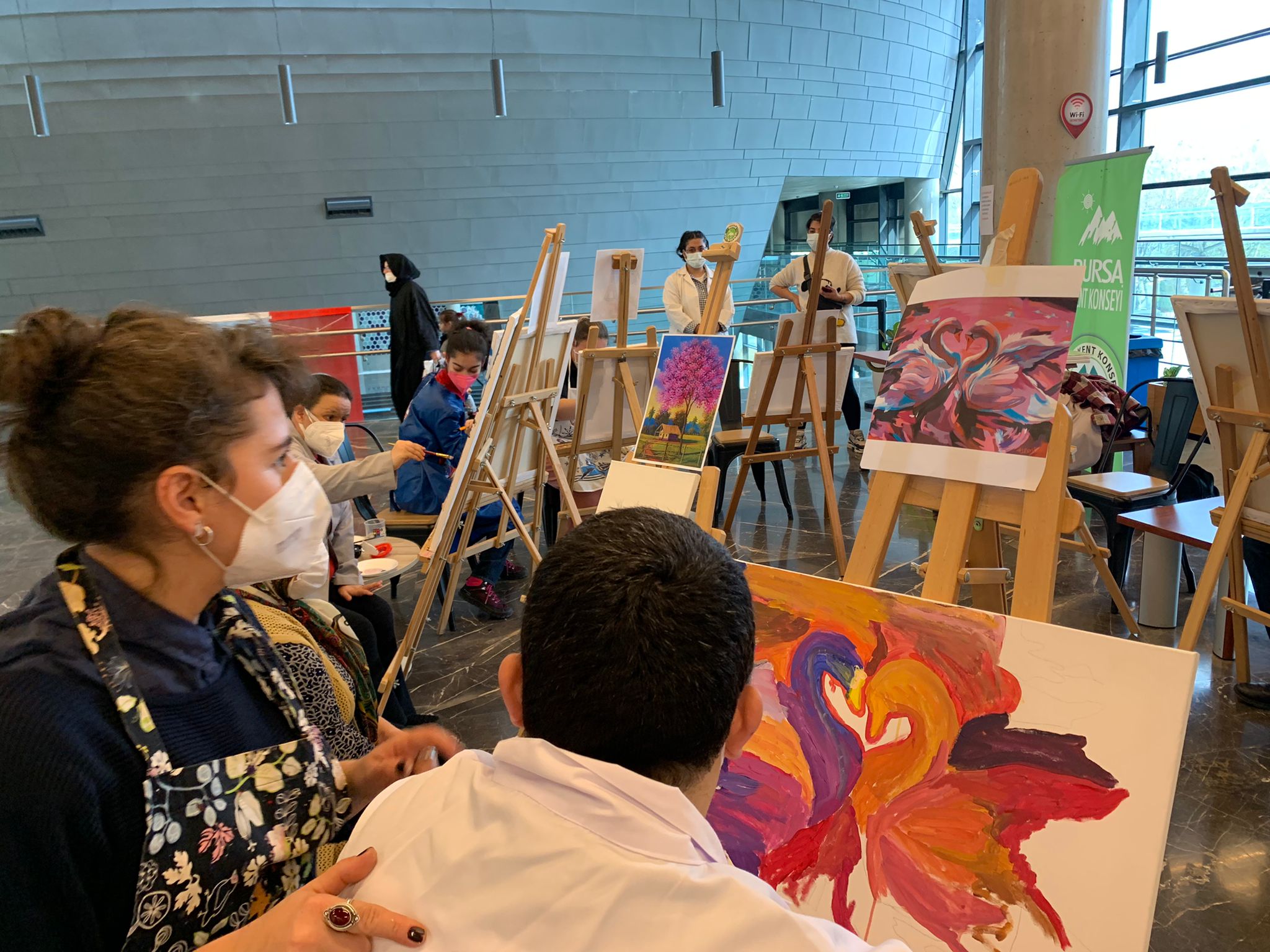 Osmangazi’de engeller sanatla aşıldı