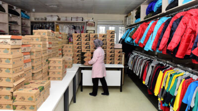 Yıldırımlı çocuklar kışa hazır