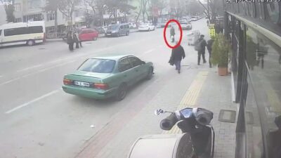 Bursa’da dehşet anları! Feci kaza kamerada