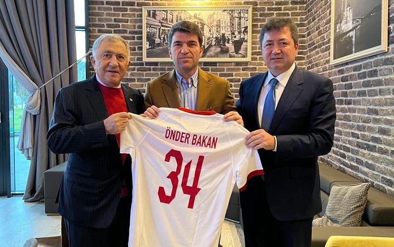 Beşiktaş Kaymakamı Bakan’dan TFF’ye ziyaret… Mustafa Çağlar ağırladı…