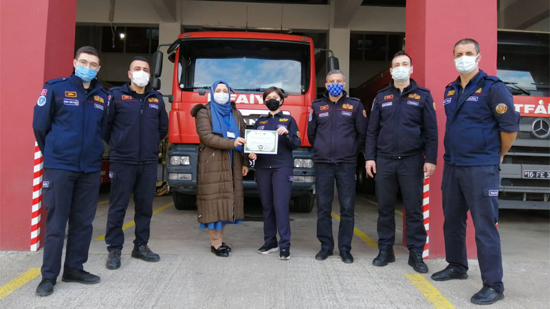 Bursa itfaiyeden çevreci hamle