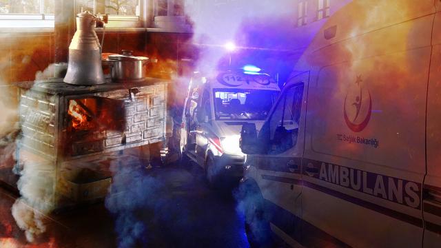 Karbonmonoksit kâbusu! 5 kişi hastaneye kaldırıldı