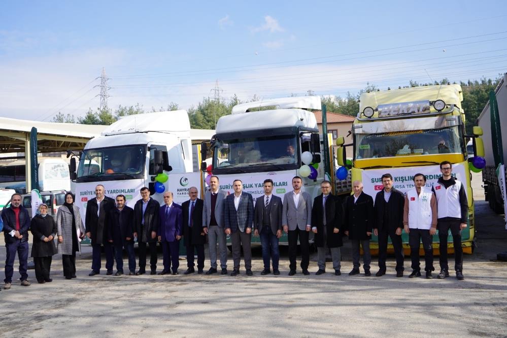 Kestel Belediyesi’nden Suriye’ye yardım tırları…