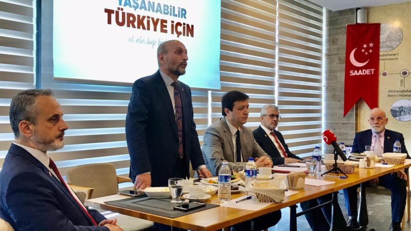 Olay Gazetesi Yazarı Mustafa Özdal, Saadet Partisi İl Başkanı Mehmet