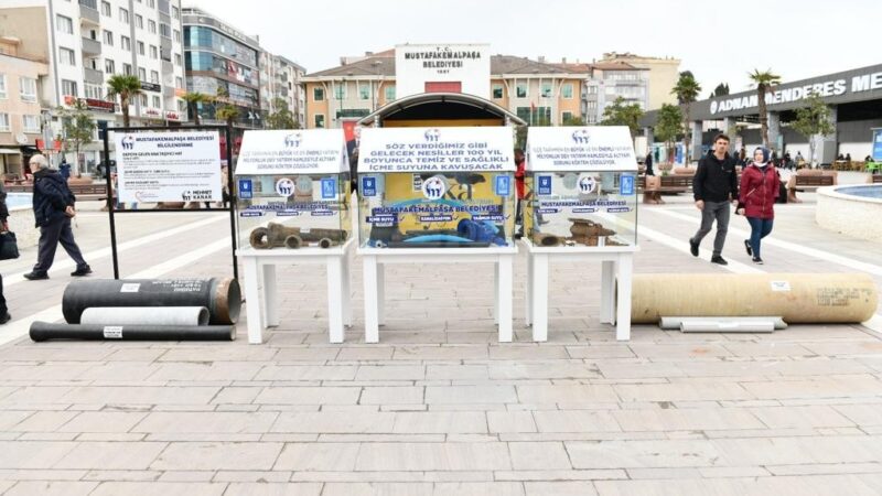 Bursa’da ilginç sergi! Bunlar tarihi eser değil… Mustafakemalpaşa ilçesinde Bursa Büyükşehir Belediyesi ve BUSKİ tarafından yaptırılan içme