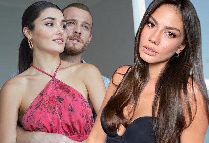 Sosyal medya bunu konuşuyor! Demet Özdemir Hande Erçel’in sevgilisi oyuncu Kerem Bürsin ile…