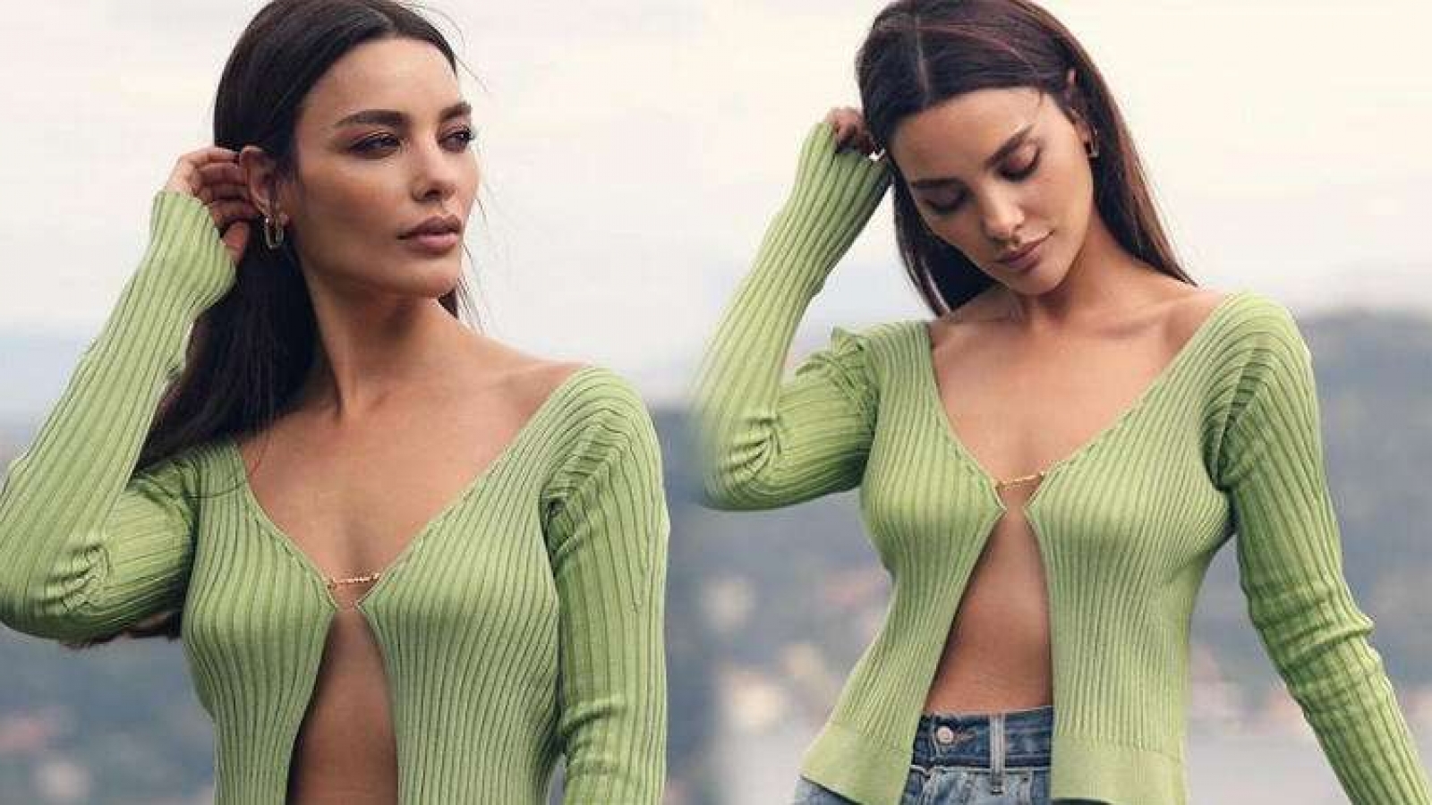 İkiziyle fotoğrafları Instagram’ı salladı! Görenler ayırt edemiyor